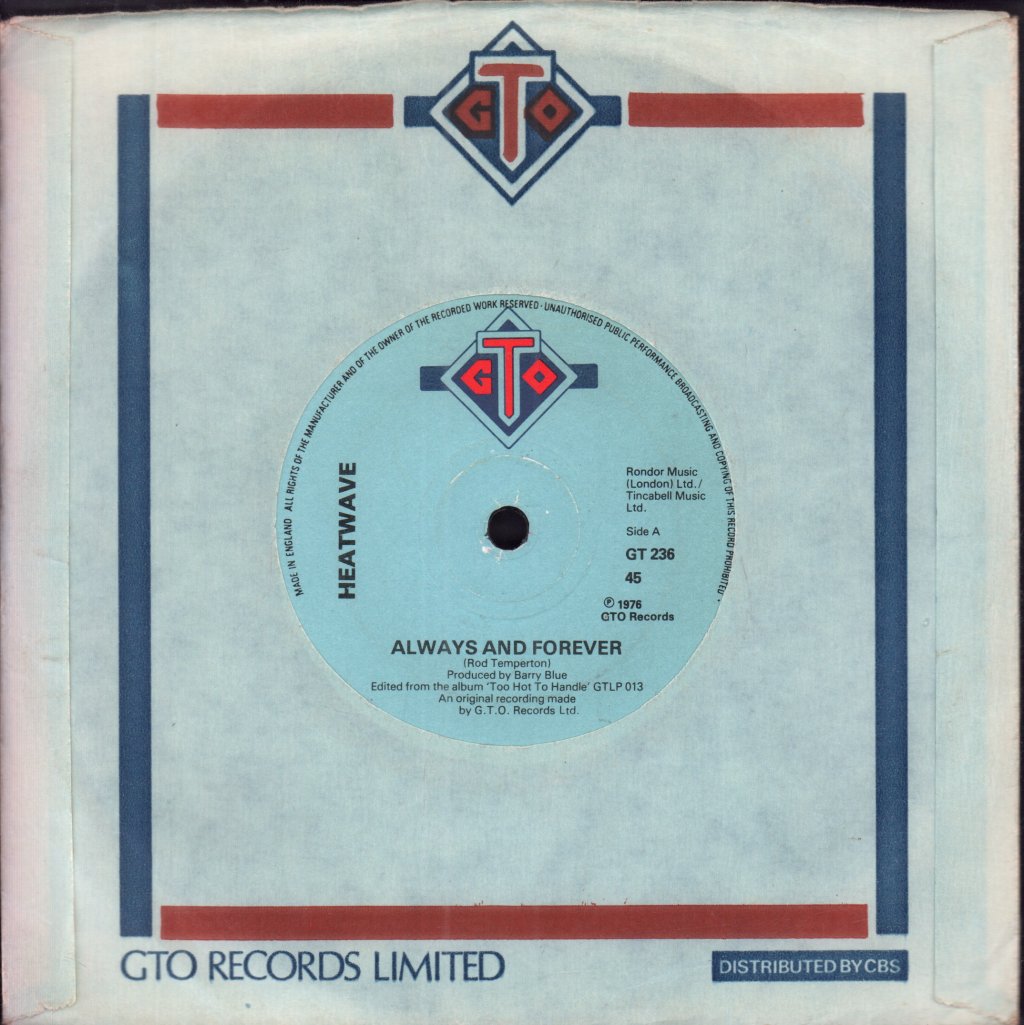Heatwave - Always And Forever - 7 Inch