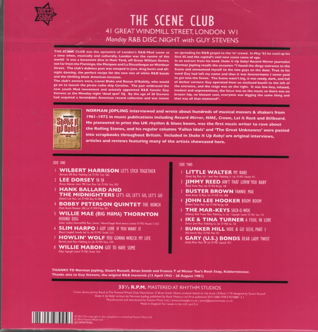 Various Artists - Scene Club - Ham Yard, London 1963-1966 - Lp