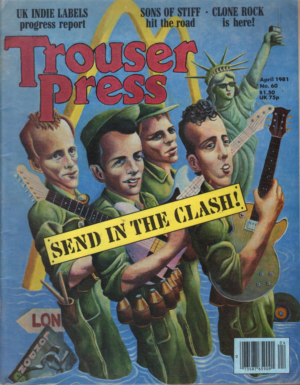 Clash - Trouser Press No.60 April 1981 - Magazine