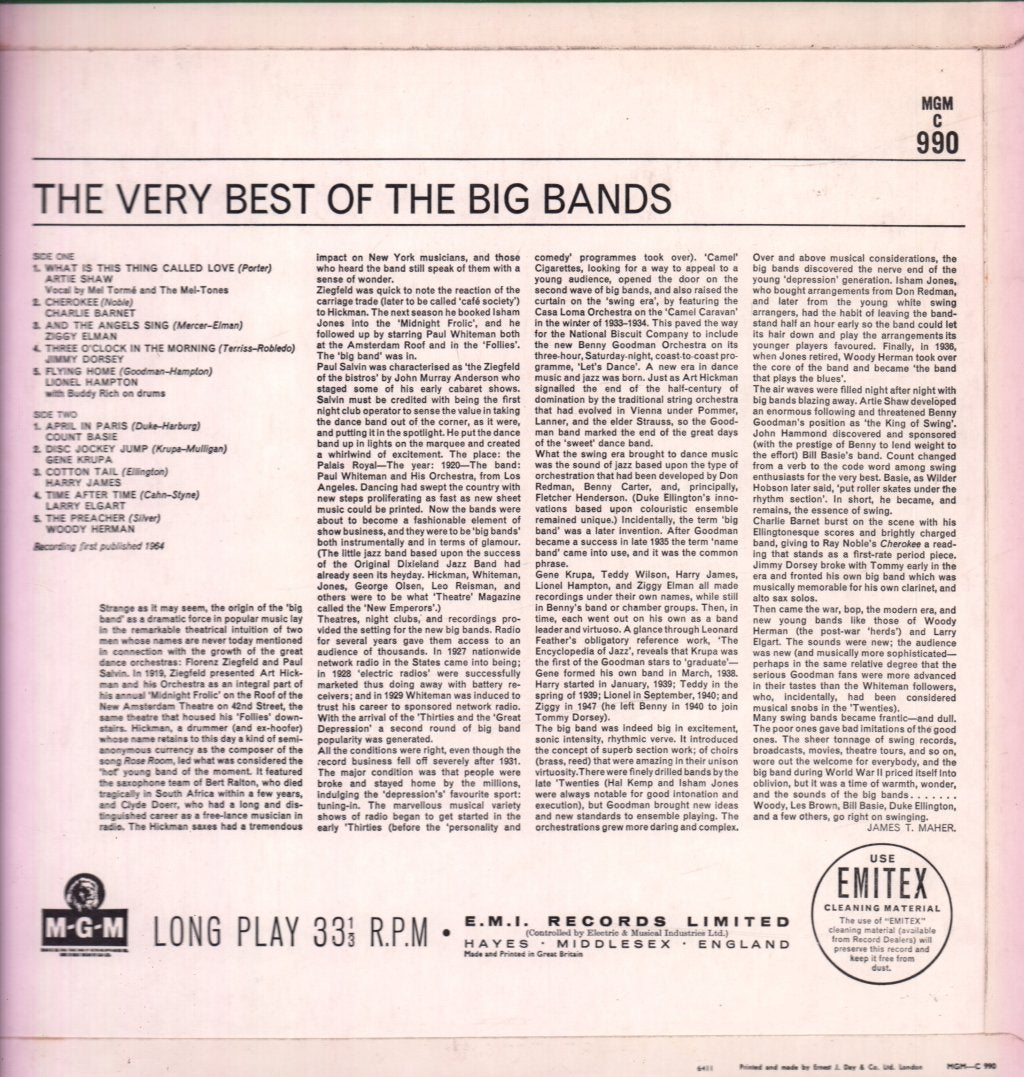 Various Artists - Very Best Of The Big Bands - Lp
