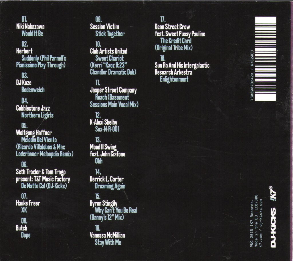Seth Troxler - DJ-Kicks - Cd