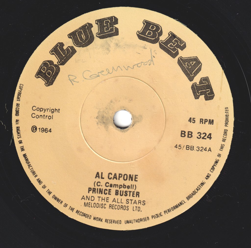 Prince Buster - Al Capone - 7 Inch
