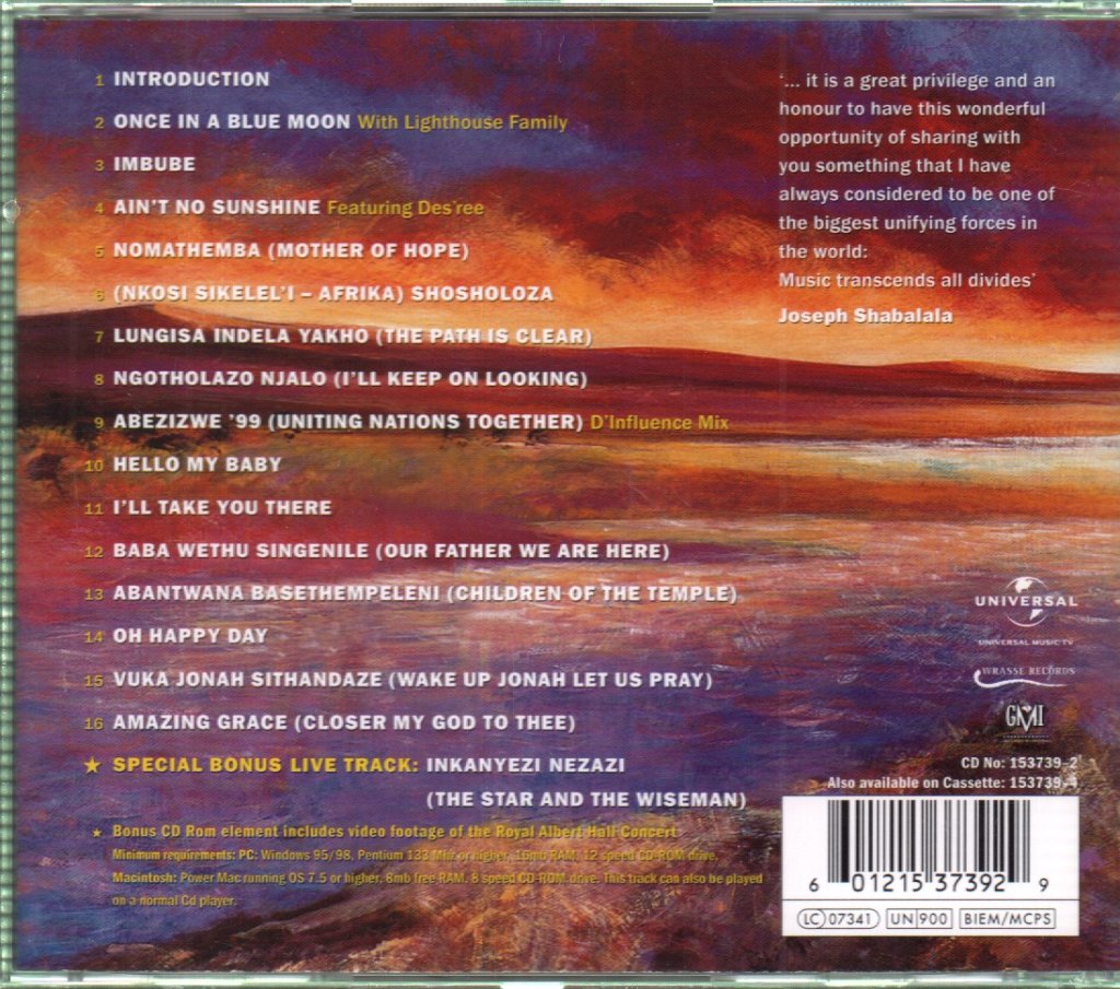 Ladysmith Black Mambazo - In Harmony - Cd