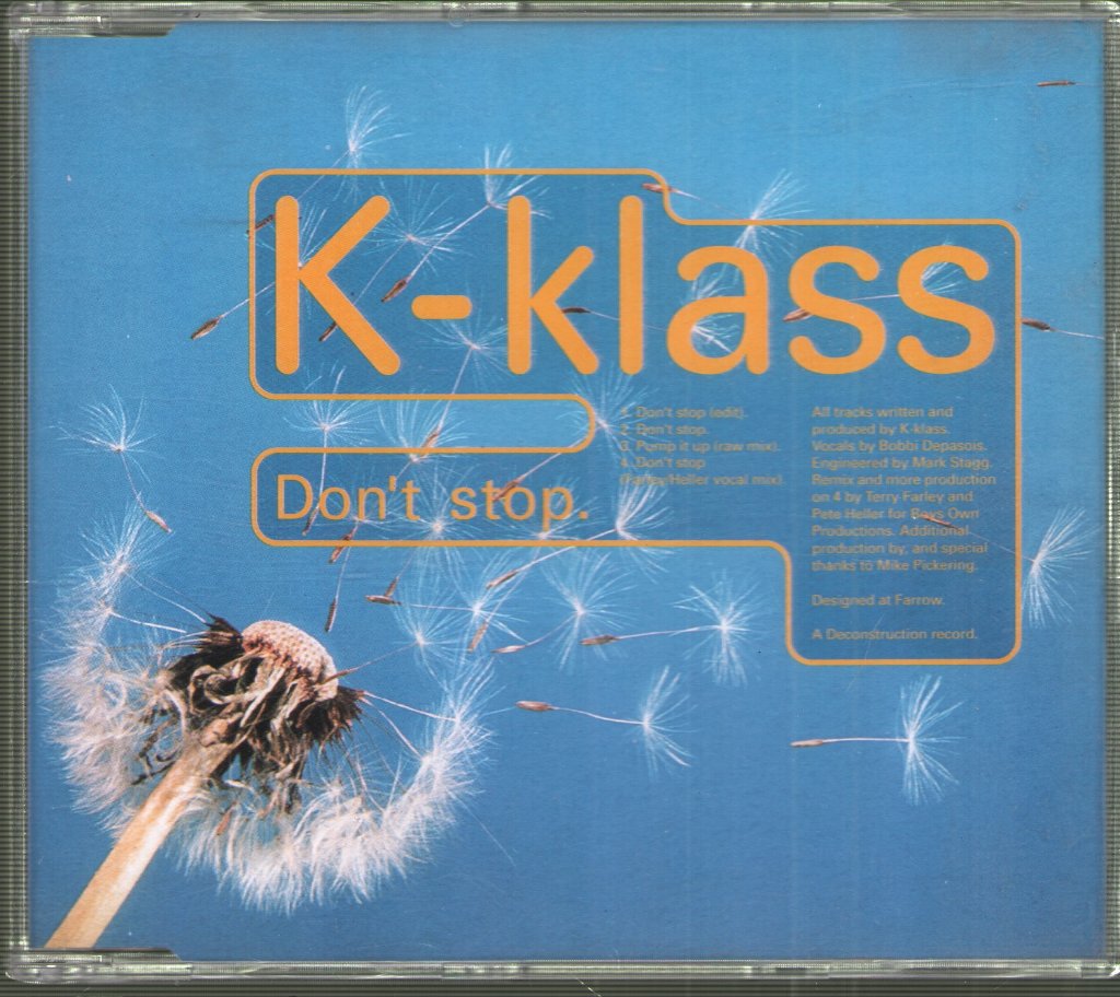 K-Klass - Don't Stop - Cd