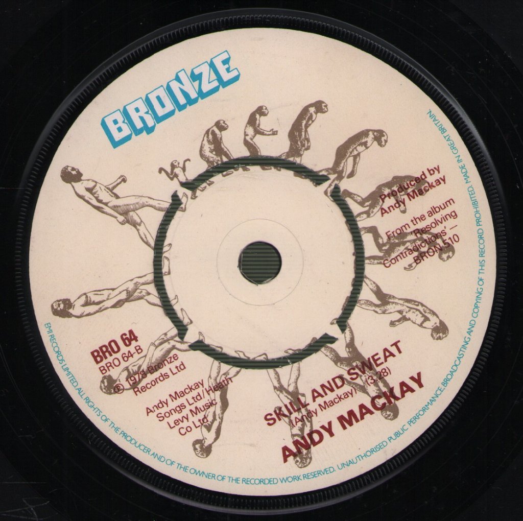 Andy Mackay - A Song Of Friendship - 7 Inch