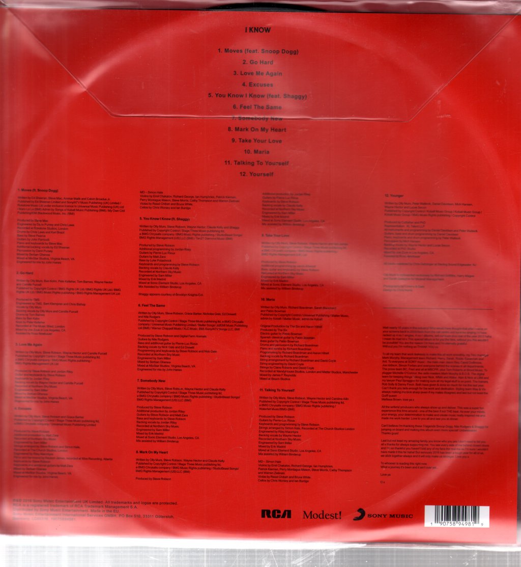 Olly Murs - You Know I Know - Lp