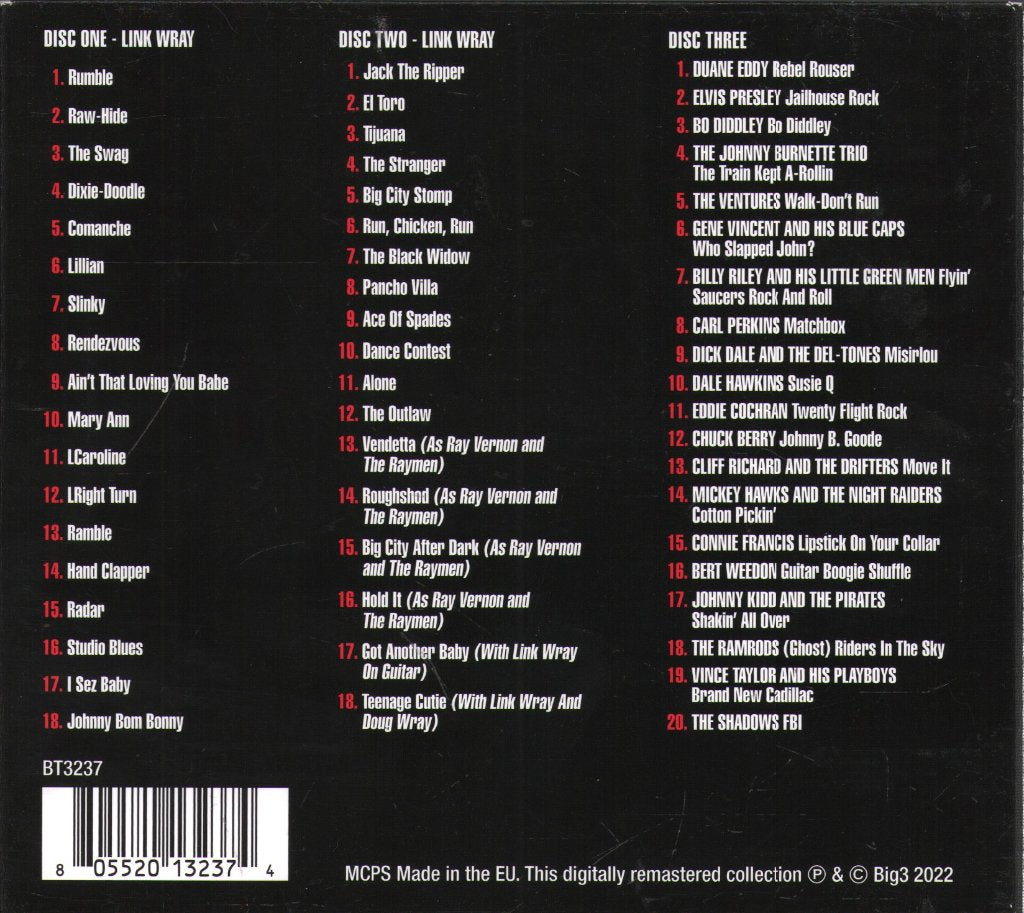 Link Wray - & The Rock 'N' Roll Guitar Pickers - Cd Set