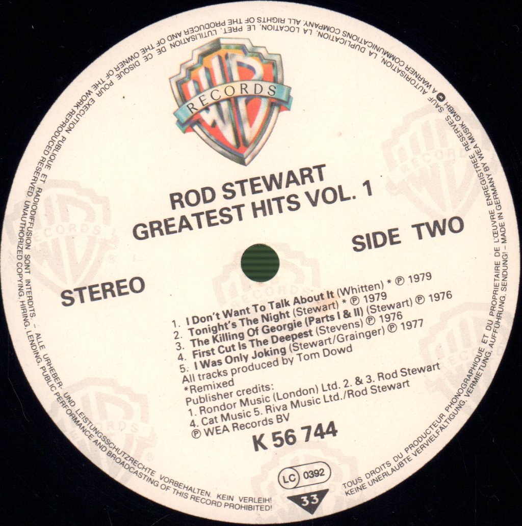 Rod Stewart - Greatest Hits - Lp