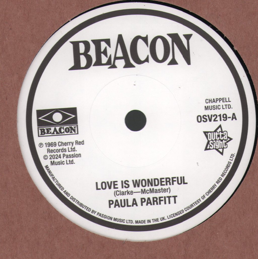 Paula Parfitt - Love Is Wonderful - 7 Inch
