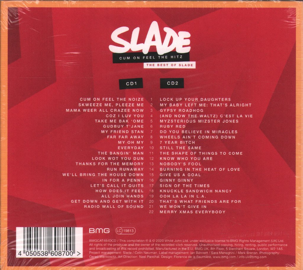 Slade - Cum On Feel The Hitz - The Best Of Slade - Cd Set