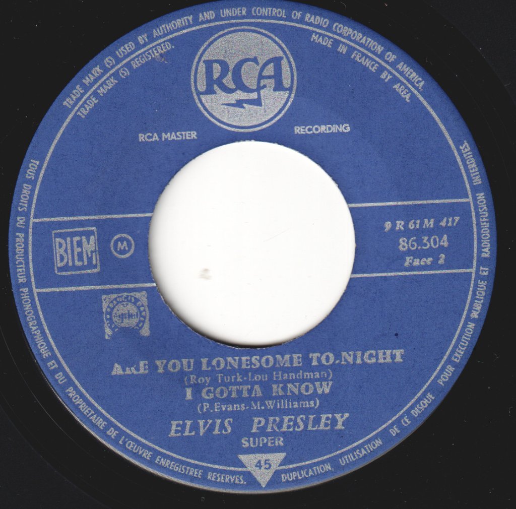 Elvis Presley - Little Sister - 7 Inch