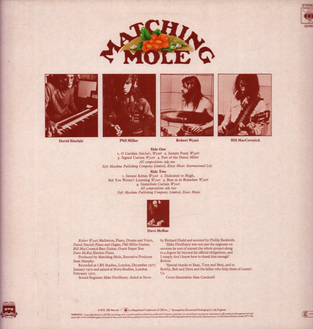 Matching Mole - Matching Mole - Lp