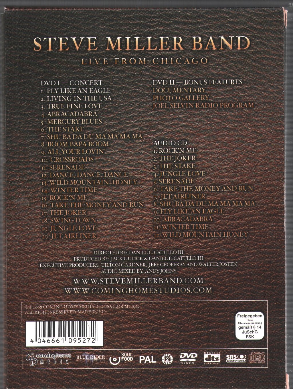 Steve Miller Band - Live From Chicago - Dvd