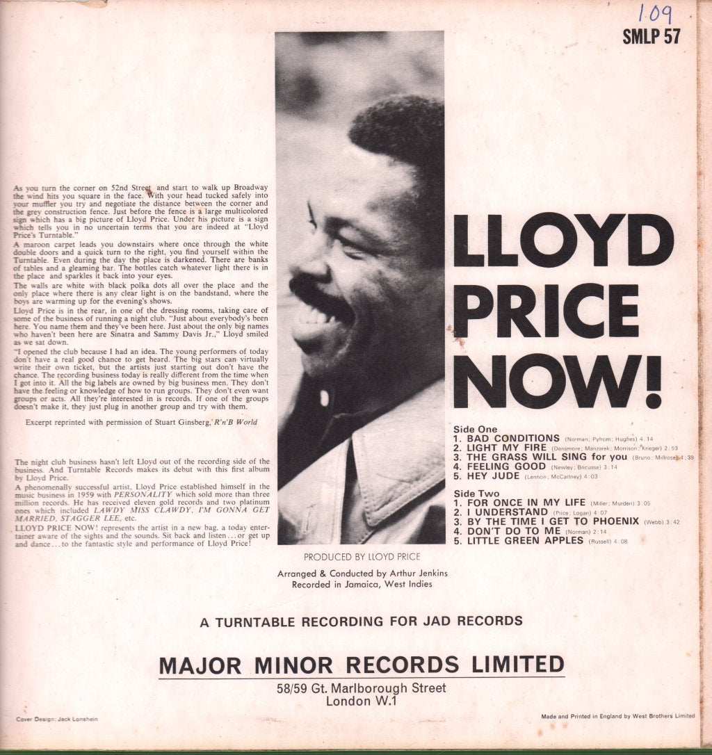 Lloyd Price - Lloyd Price Now! - Lp