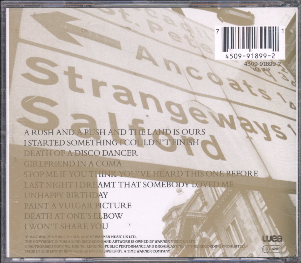 Smiths - Strangeways, Here We Come - Cd