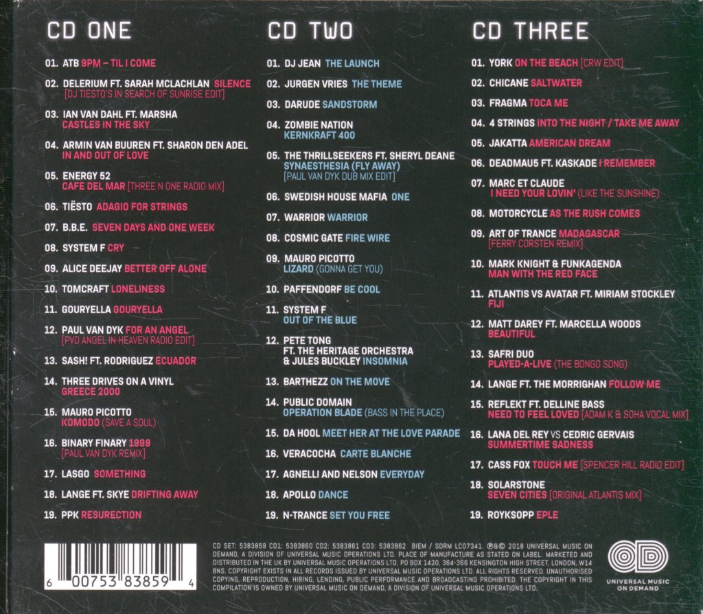 Various Artists - Lost In Trance - Cd Set