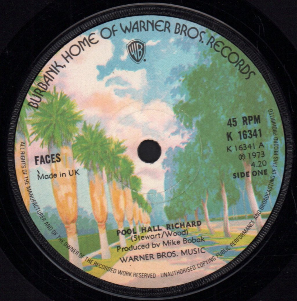 Faces - Pool Hall Richard - 7 Inch