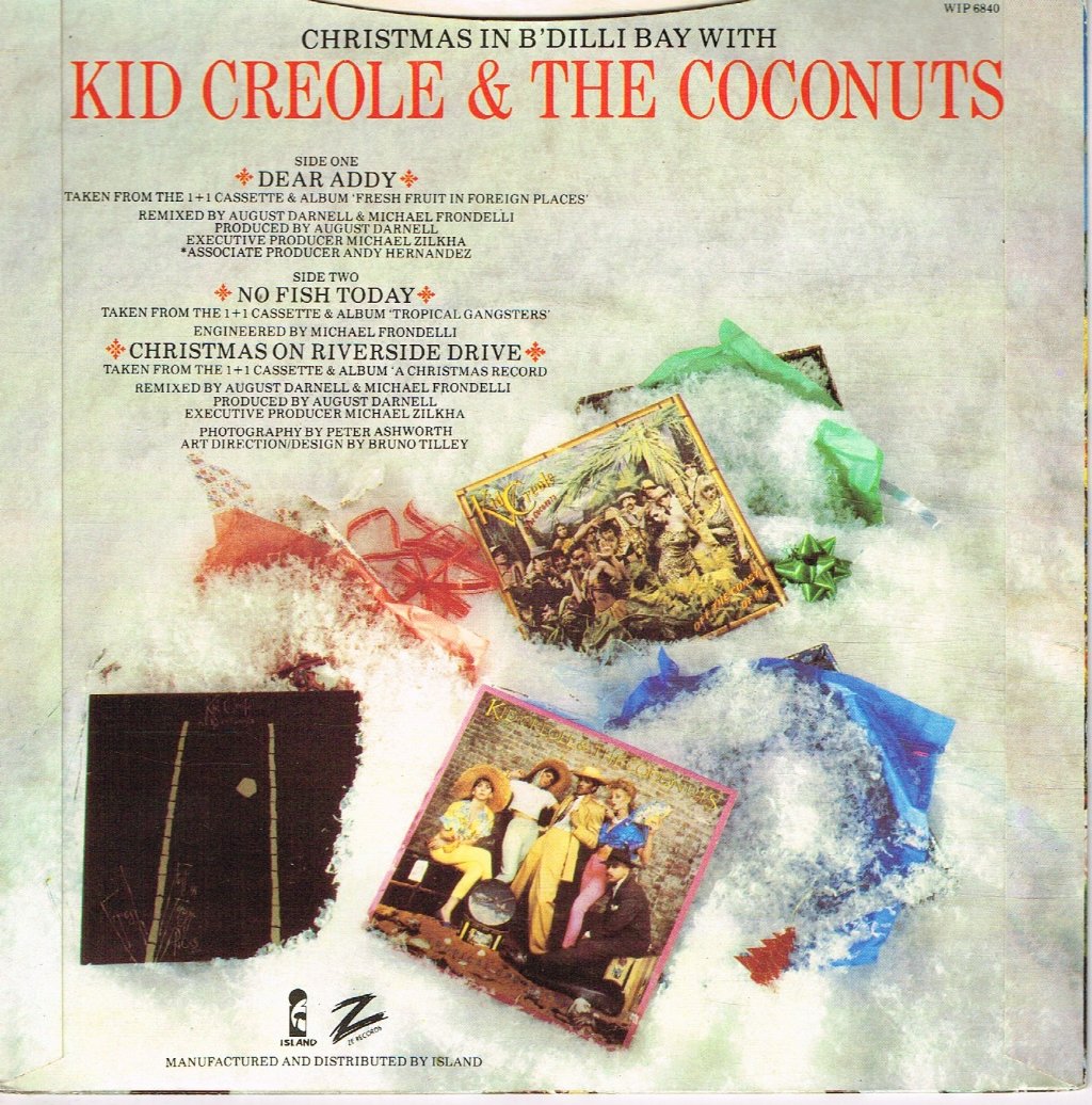 Kid Creole And The Coconuts - Christmas In B'dilli Bay - 7 Inch