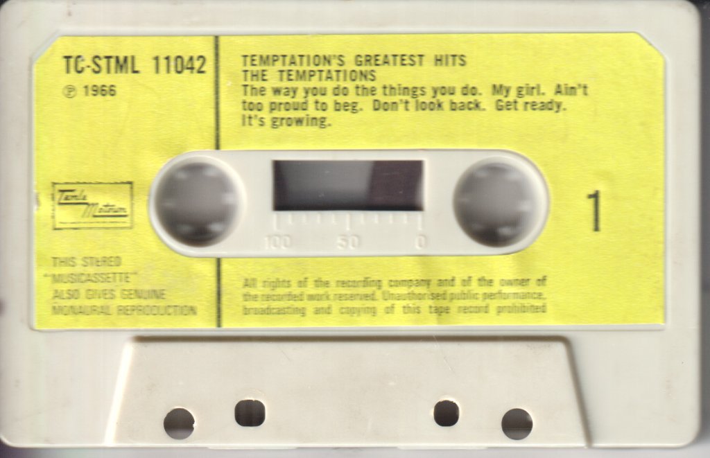 Temptations - Greatest Hits - Cassette
