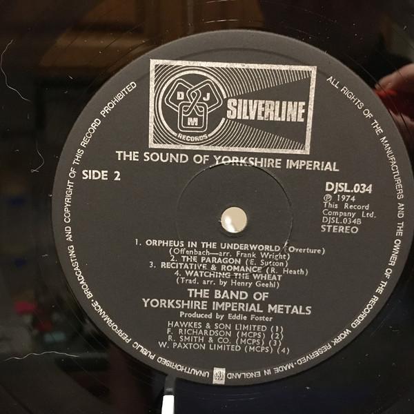 Band Of Yorkshire Imperial Metals - Sound Of Yorkshire Imperial - Lp