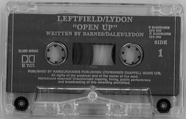 Leftfield Lydon - Open Up - Cassette