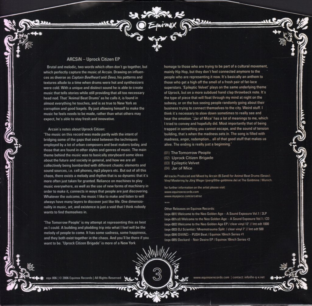 Arcsin - Uprock Citizen - 10 Inch