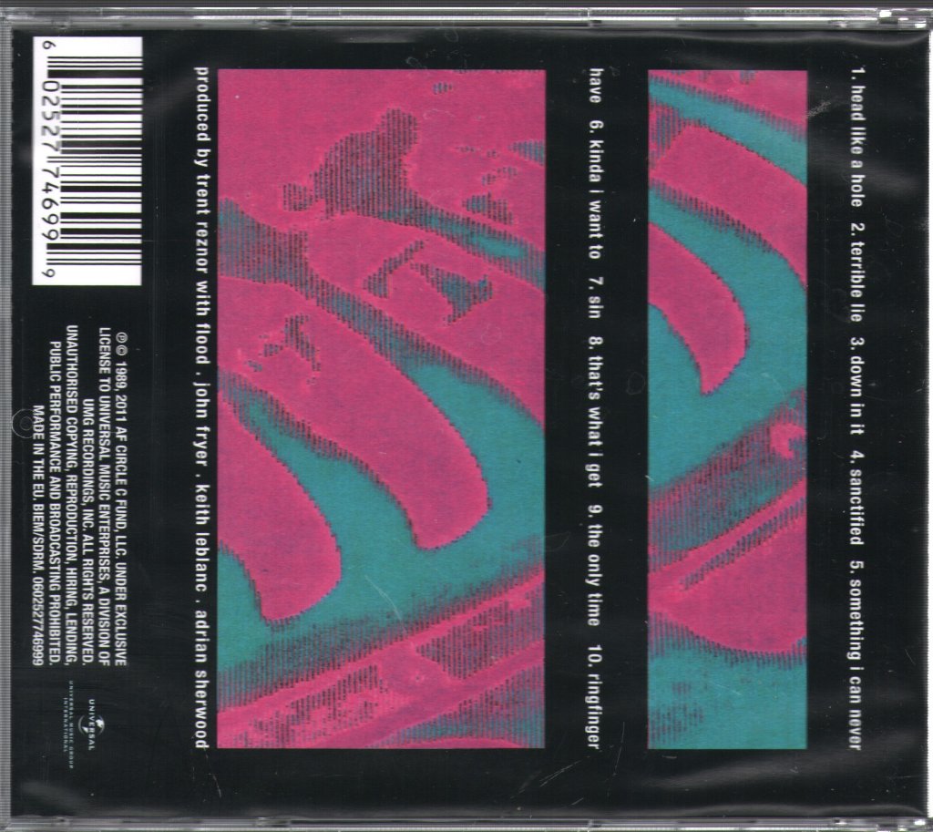 Nine Inch Nails - Pretty Hate Machine - Cd