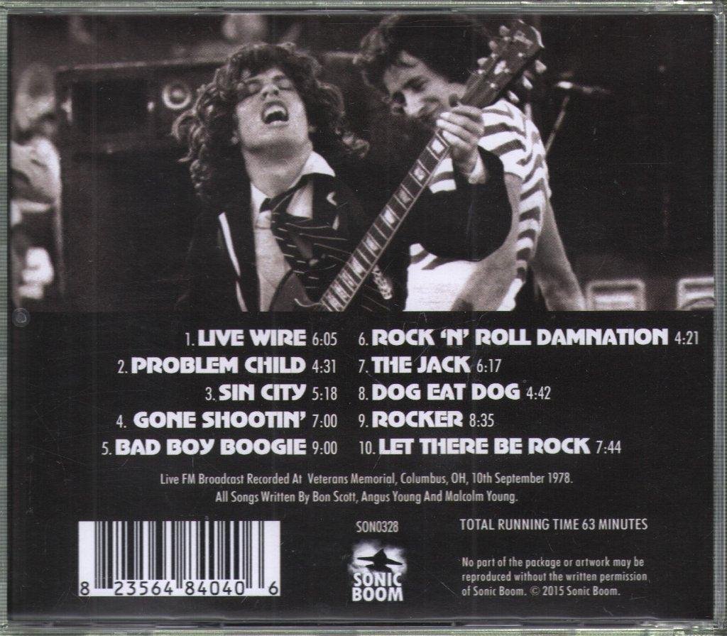 AC/DC - Veterans Memorial 1978 (The Ohio Broadcast) - Cd
