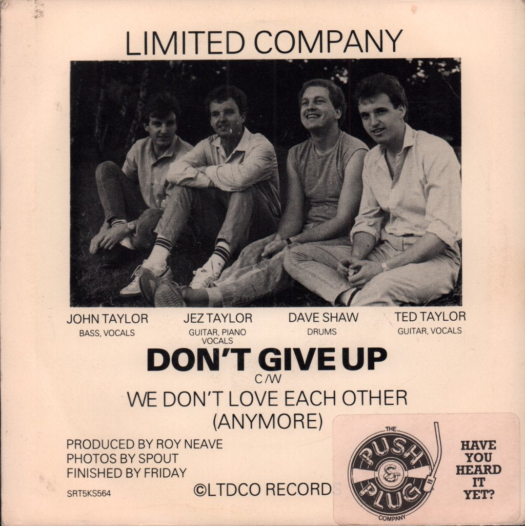 Limited Company - Don't Give Up - 7 Inch