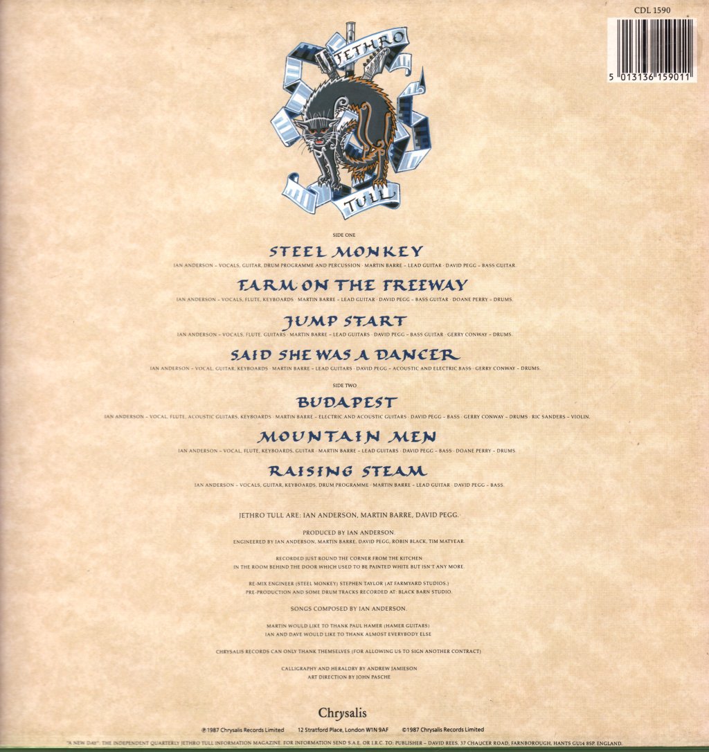 Jethro Tull - Crest Of A Knave - Lp