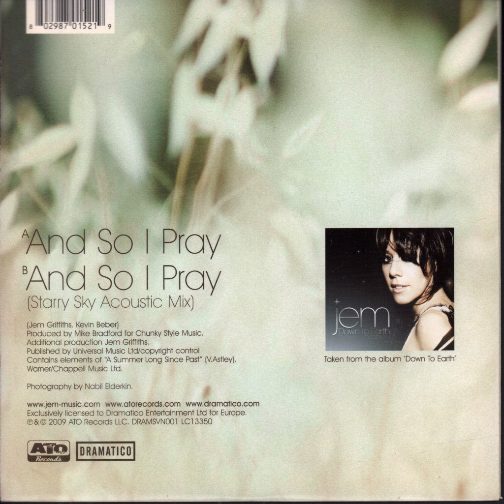 Jem - And So I Pray - 7 Inch