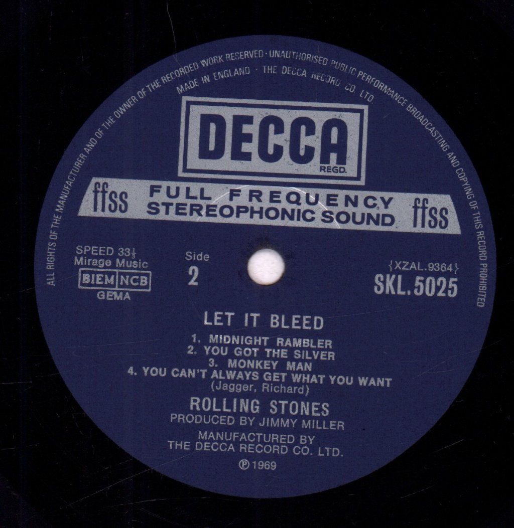 Rolling Stones - Let It Bleed - Lp