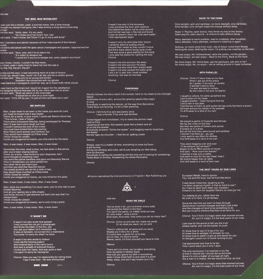 Steve Harley And Cockney Rebel - Best Years Of Our Lives - Lp