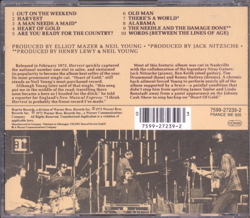 Neil Young - Harvest - Cd