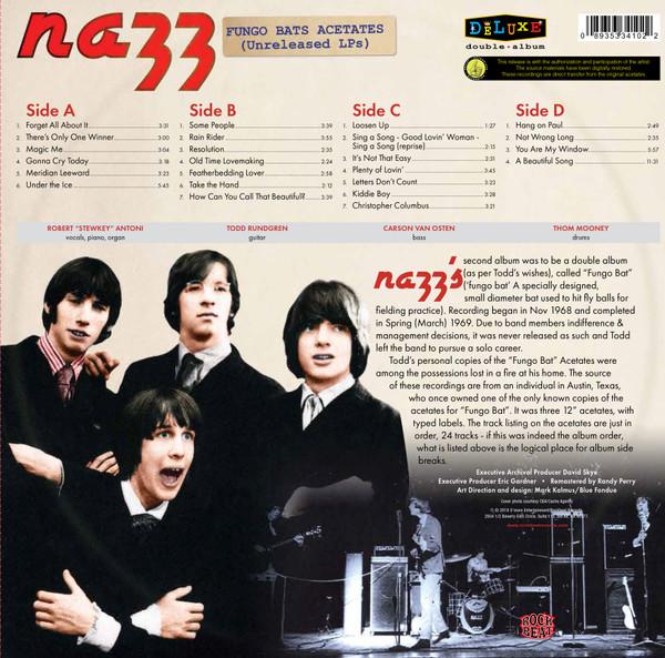 Nazz - Fungo Bat Acetates Unreleased LPs - Double Lp