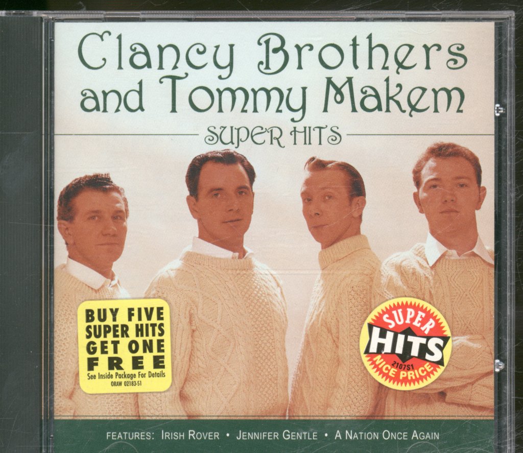 Clancy Brothers And Tommy Makem - Super Hits - Cd