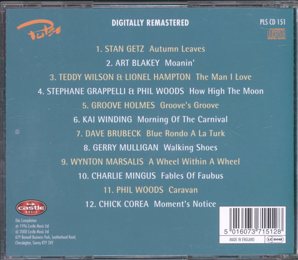 Various Artists - Jazz Masterpieces Volume 1 - Cd