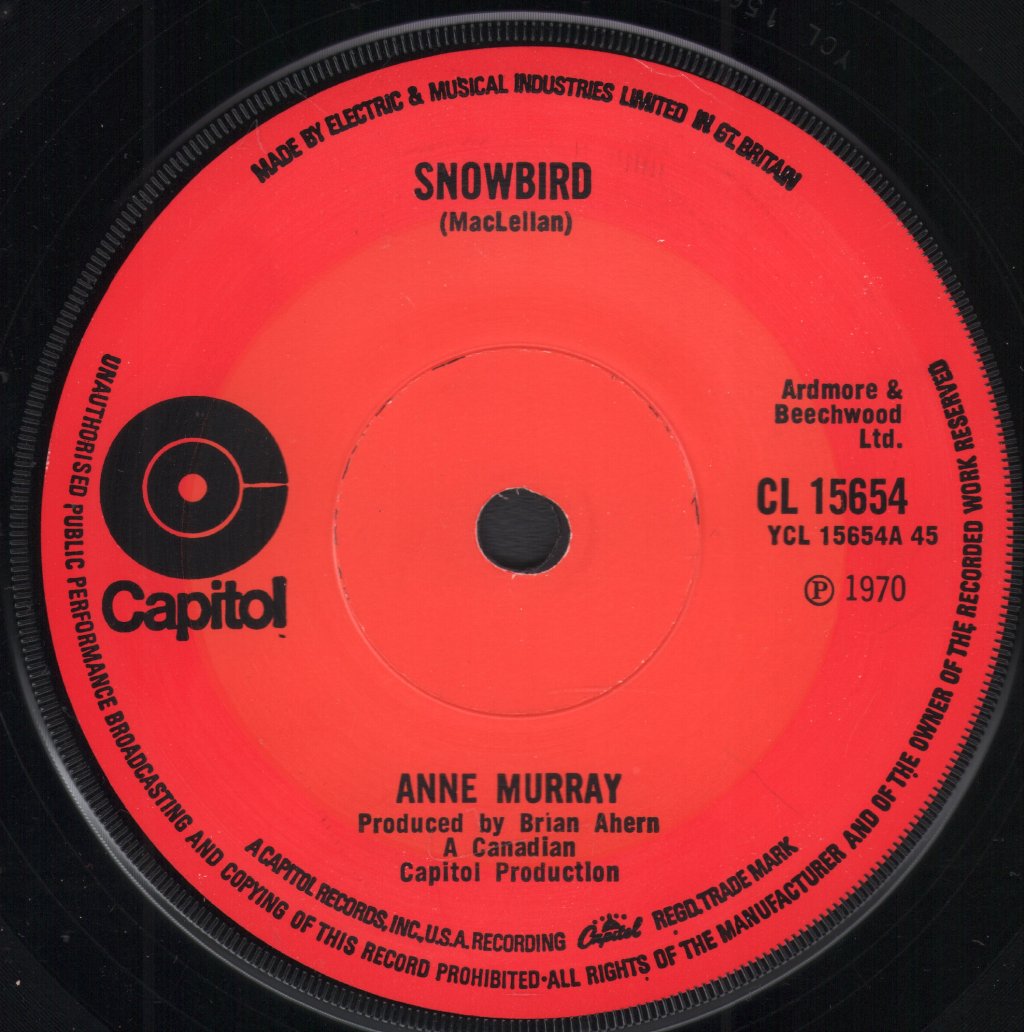 Anne Murray - Snowbird - 7 Inch