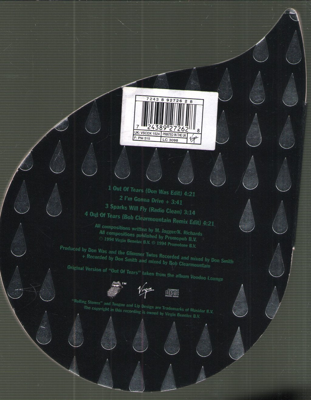 Rolling Stones - Out Of Tears - Cd Box Set