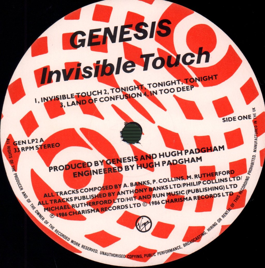 Genesis - Invisible Touch - Lp