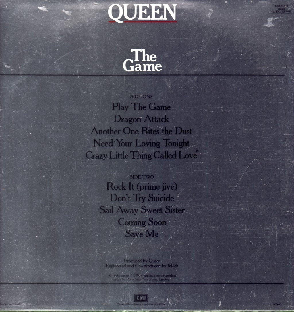 Queen - Game - Lp