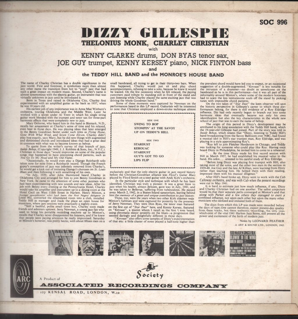 Dizzy Gillespie - Great - Lp