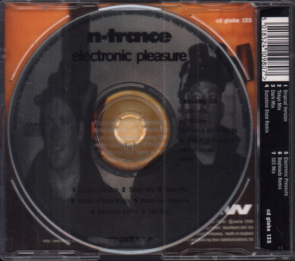 N-Trance - Electronic Pleasure - Cd