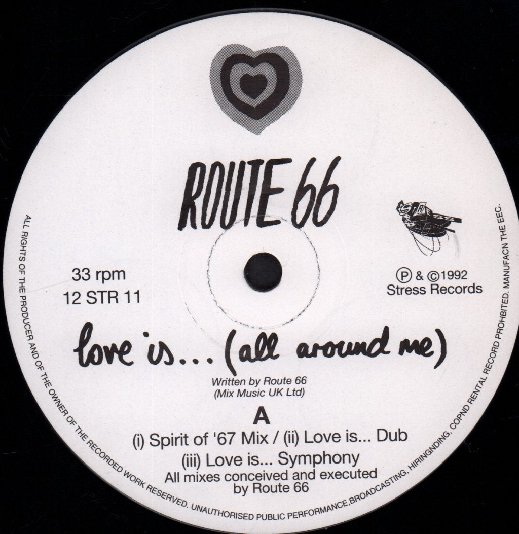 Route 66 - Love Is - 12 Inch