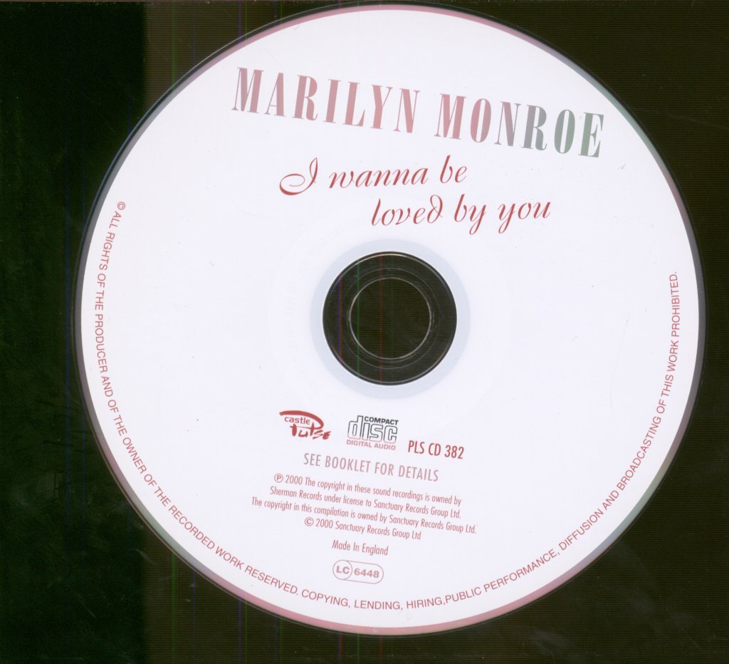 Marilyn Monroe - I Wanna Be Loved By You - Cd