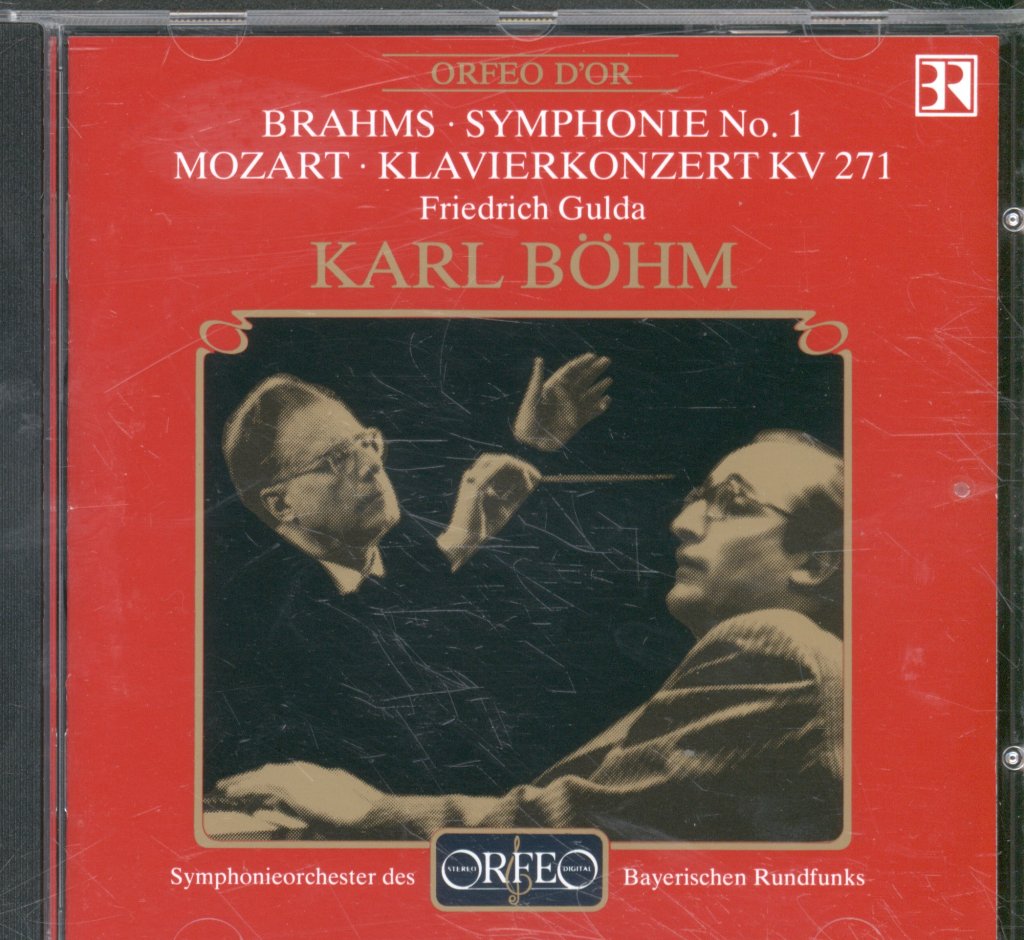 Karl Bohm, Symphonieorchester Des Bayerischen Rundfunks - Mozart / Brahms - Symphony No. 1 / Klavierkonzet KV 271 - Cd