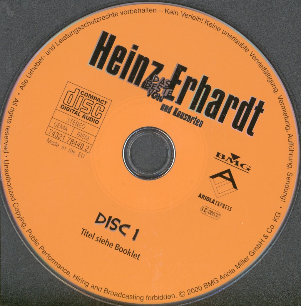 Heinz Erhardt - Das Beste Von Heinz Erhardt Und Konsorten - Double Cd