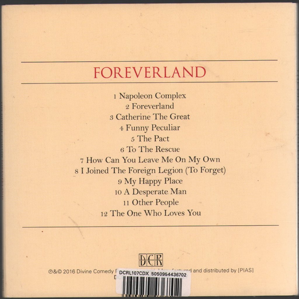 Divine Comedy - Foreverland - Double Cd