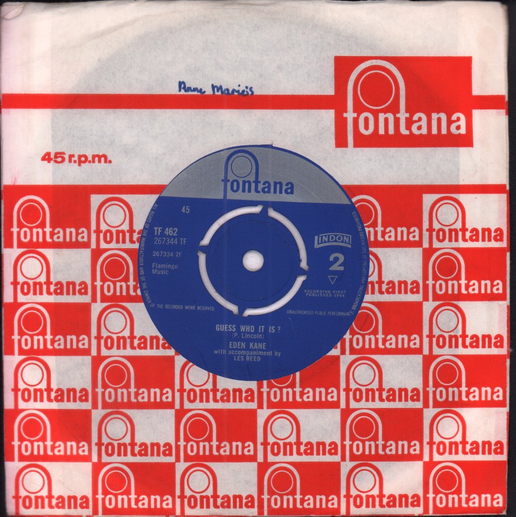 Eden Kane - Rain Rain Go Away - 7 Inch