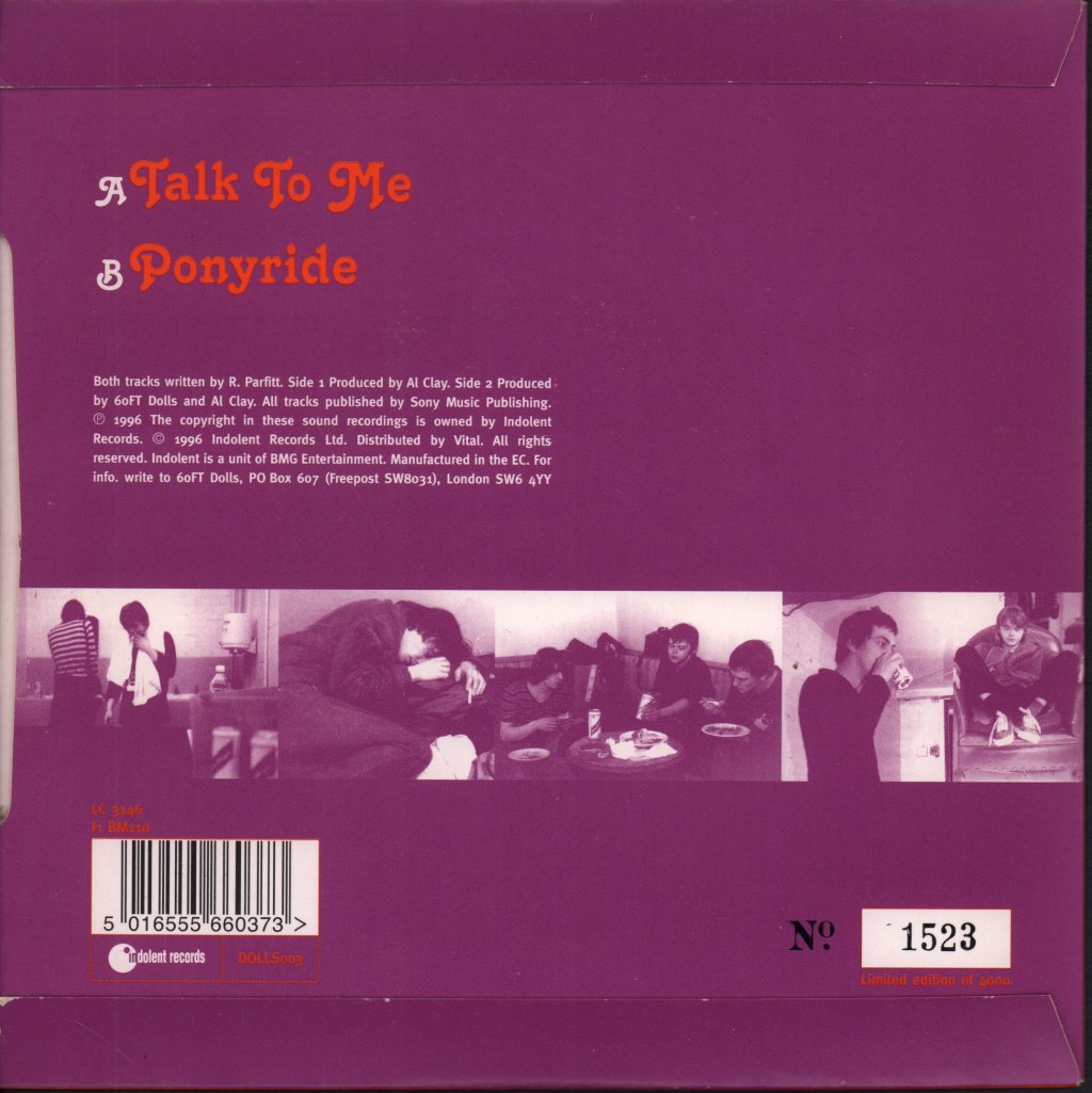 60 Ft Dolls - Talk To Me - 7 Inch